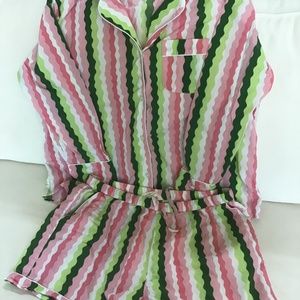 Printfresh for Anthropologie pajamas, size large, EUC